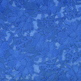 Mesh Embroidered  Eloise Royal Blue