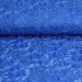 Mesh Geborduurd Eloise Koningsblauw