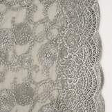 Mesh Embroidered Francesca Light Grey
