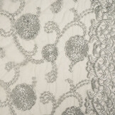 Mesh Embroidered Francesca Light Grey