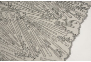 Mesh Embroidered Prudence Light Grey
