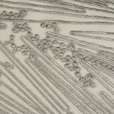 Mesh Geborduurd Prudence Licht Grijs