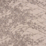 Netz Bestickt Penelope Diamanten Glitter Mauve