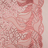 Mesh Geborduurd Pailletten Daphne Oud Roze