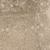 Mesh Geborduurd Alice Taupe