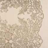 Netz Bestickt Penelope Alice Taupe