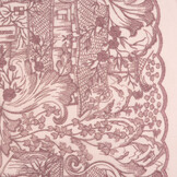 Mesh Geborduurd Hannah Donker Oud Roze