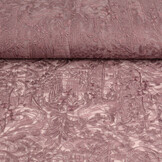 Mesh Geborduurd Hannah Donker Oud Roze