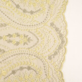 Mesh Embroidered Abigail Light Yellow