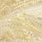 Mesh Embroidered Abigail Light Yellow