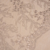 Mesh Geborduurd Nicola Glitter Nude Poeder Roze