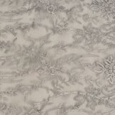 Netz Bestickt Mary Glitter mit Perle Silber