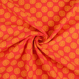 Bi-Stretch Printed Lucky Coin Red