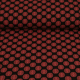 Bi-Stretch Printed Lucky Coin Black