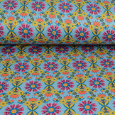 Jogging Alpenfleece Robin Bloemen Licht Blauw