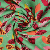 Jogging Alpenfleece Wende Leaves Green