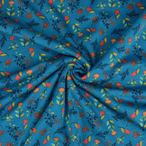 Jogging Alpenfleece Reva Flowers Blue