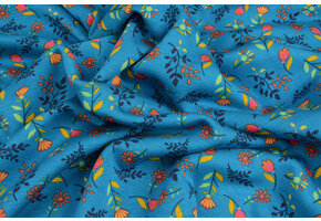 Jogging Alpenfleece Reva Flowers Blue