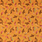 Jogging Alpenfleece Reva Bloemen Oranje Oker