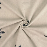 Linen Cotton Embroidered Isra