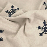 Linen Cotton Embroidered Isra