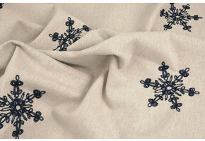 Linen Cotton Embroidered Isra