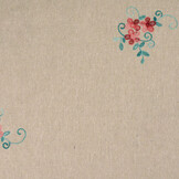 Leinen Baumwolle Bestickt Laila