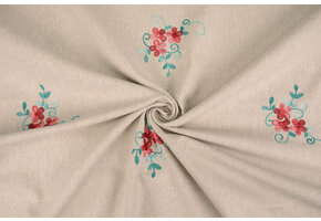 Linen Cotton Embroidered Laila