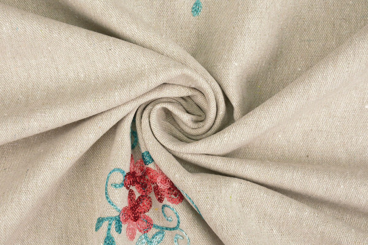 Linen Cotton Embroidered Laila
