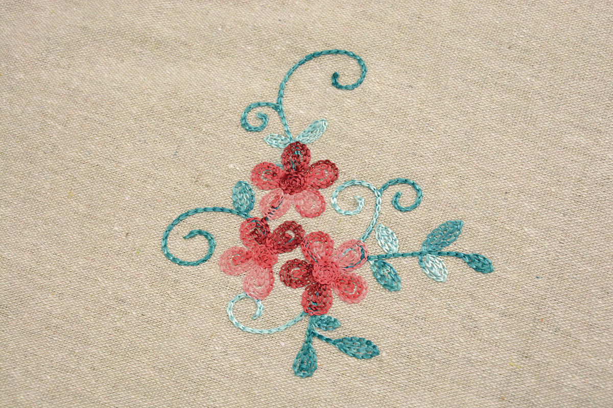 Linen Cotton Embroidered Laila