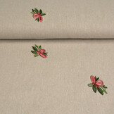 Leinen Baumwolle Bestickt Kyria