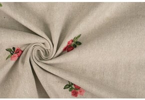 Linen Cotton Embroidered Yonna