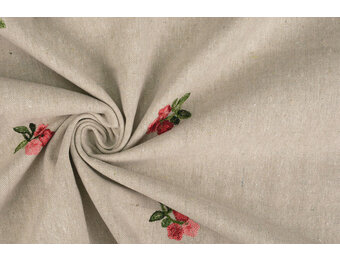 Linen Cotton Embroidered Yonna