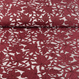Brocade Edwina Wine Red