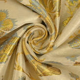 Brocade Tanya Jeans Gold