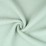 Waffle Pique Fabric Light Old Green