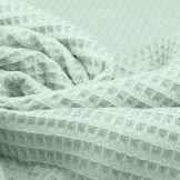 Waffle Pique Fabric Light Old Green