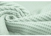Waffle Pique Fabric Light Old Green