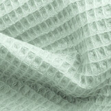 Waffle Pique Fabric Light Old Green