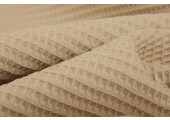 Waffle Pique Fabric Sand