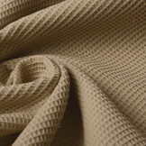 Mini Waffle Pique Fabric Sand