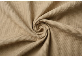 Mini Wafel Katoen Zand