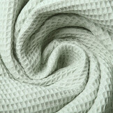 Mini Waffelpiqué Baumwolle Hell Altgrün