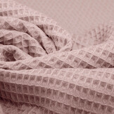 Waffelpiqué Baumwolle Altrosa