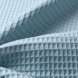 Waffelpiqué Baumwolle Babyblau