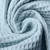 Waffle Pique Fabric Baby Blue
