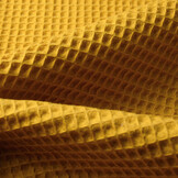 Waffelpiqué Baumwolle Ocker