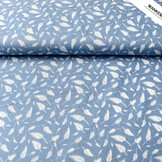 Printed Jeans Feather Light Blue