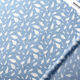 Printed Jeans Feather Light Blue