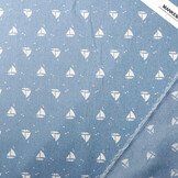 Bedruckte Jeans Marlijn Hellblau